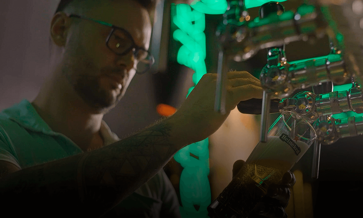 Foto da campanha Energia Verde | Heineken