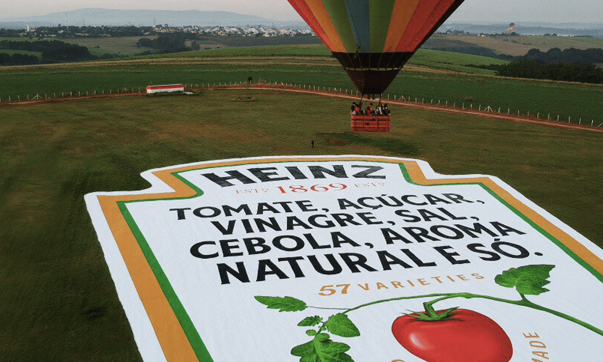 Foto da campanha O Maior Rótulo do Mundo | Heinz